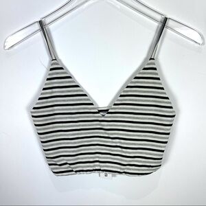 BB Dakota striped crop top bralette